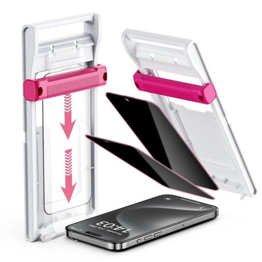 Protecteur d Ecran Paxa iPhone 16 Pro Verre Trempe Confidentialite