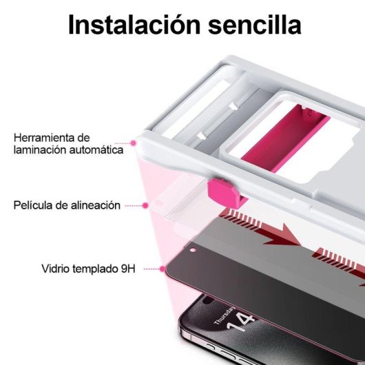 Protector de Pantalla Paxa para iPhone 15 Plus/16 Plus Alta Definición