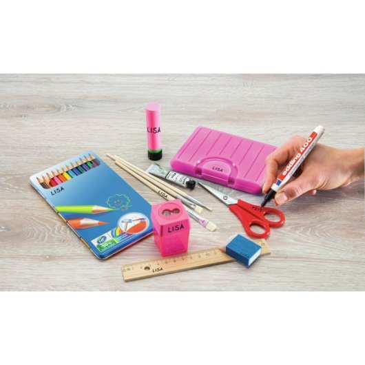 Marqueur permanent Edding 400 Rouge 1 mm Lot de 10