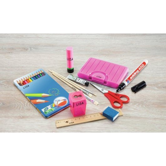 Marqueur permanent Edding 400 Rouge 1 mm Lot de 10