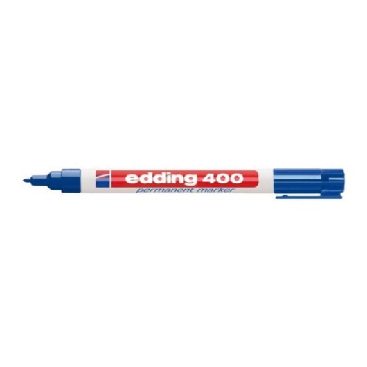 Marcador permanente Edding 400 Azul 1 mm 10 piezas