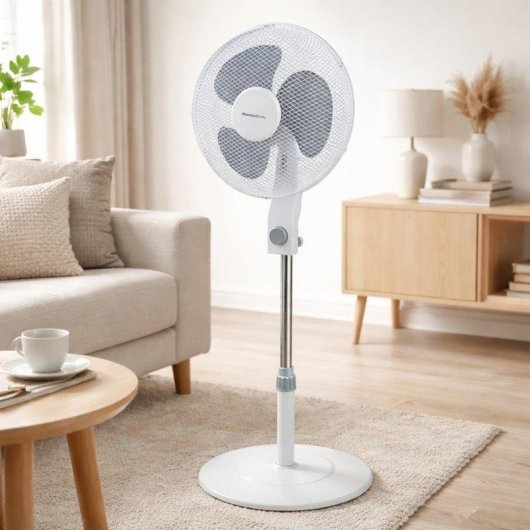 Ventilador de pie Melchioni Family MF1639B 40 cm 35 W 3 velocidades oscilante altura regulable