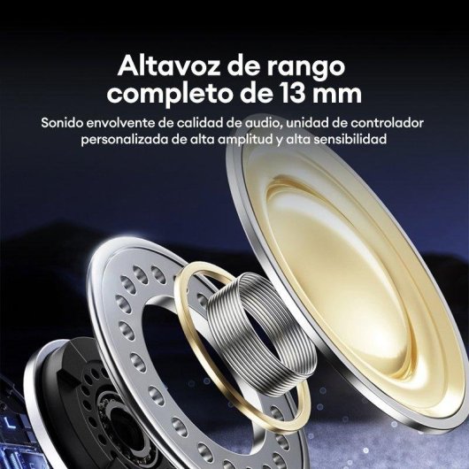 Ecouteurs Paxa Ai Friend Pro sans fil Bluetooth 5.4, écran tactile, IPX5, sport