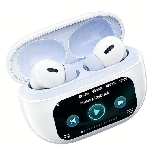 Ecouteurs Paxa Ai Friend Pro sans fil Bluetooth 5.4, écran tactile, IPX5, sport