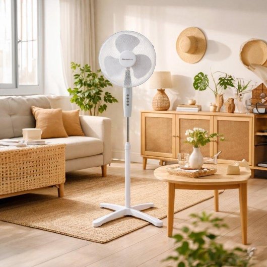 Ventilador de pie Melchioni Family MF2109P40 40 cm 40 W 3 velocidades oscilante