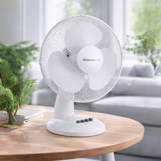 Ventilador de Mesa Melchioni Family MF2403T30 30 cm 30W 3 Velocidades Oscilante