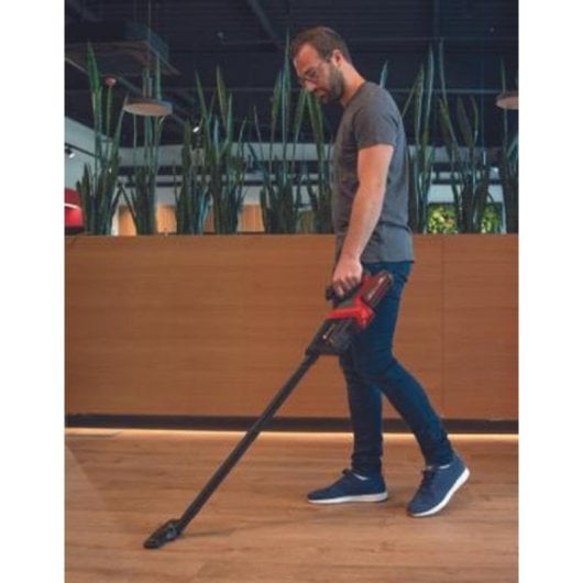 Aspirateur sans Sac Einhell TE-HV 18/06 Li 72W Sans Fil 0,6L Noir Rouge