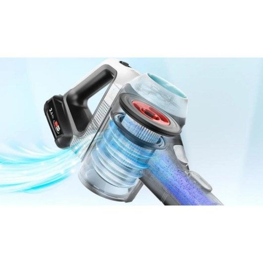 Aspirador sem Fios Bosch BSS712XHYG 18V 35 min Fregado HEPA 0,3L