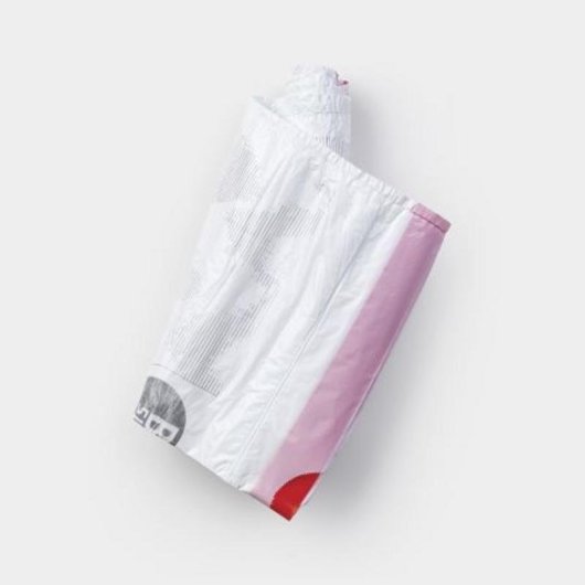 Sac poubelle Brabantia 137747 7 L blanc plastique 40 pieces