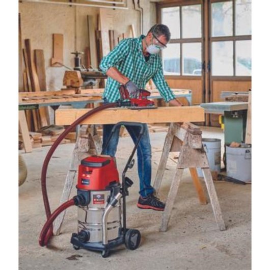 Aspirador Industrial Einhell TP-VC 36/30 S Auto Solo 36W 30L Filtração Água