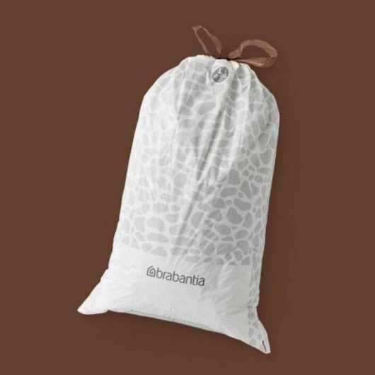 Sac poubelle Brabantia 138645 45 L Blanc plastique ajustable