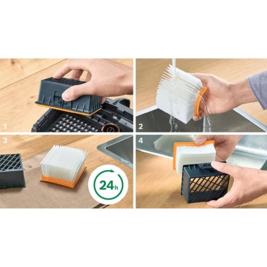 Aspirapolvere con Sacco Bosch Serie 2 BGDS2CHAMP 600W 3,5L Filtro Igienico Nero