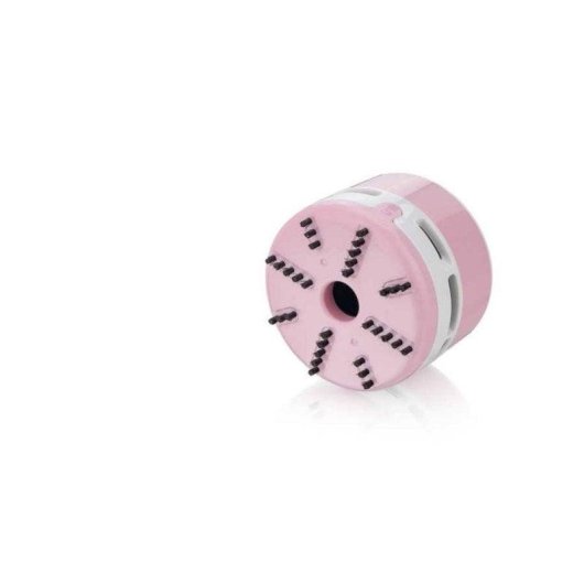 Aspiradora de Mano Peach PA105 Seco Tapicería Sin Bolsa Batería AA Rosa Blanco