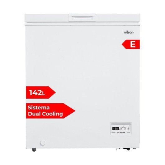 Congelador Horizontal Nilson NCH1500EDC 142L Dual Cooling