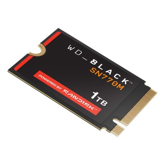 Disco Duro WD Black SN770M 1TB SSD M.2 NVMe PCIe 4.0 5150MB/s Gaming