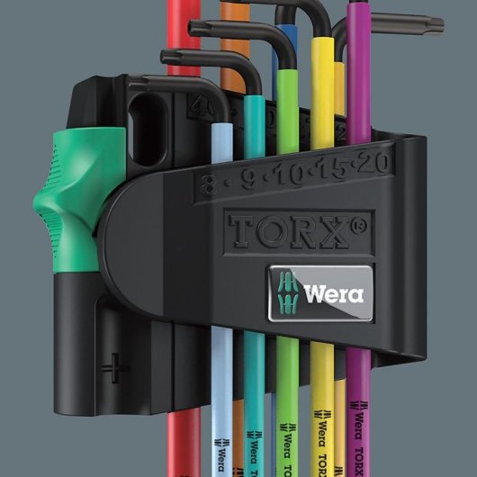 Llave torx Wera 967/9 TX BO multicolor con 9 piezas