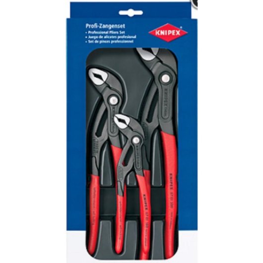 Zange Knipex 00 20 09 V02 Rot Kunststoffgriff 3-teilig