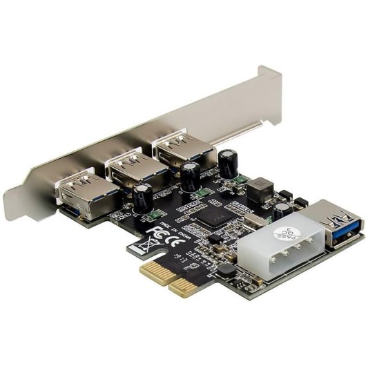 PCIe Karte InLine 76662D 4x USB 3.2 Gen 1 Low Profile