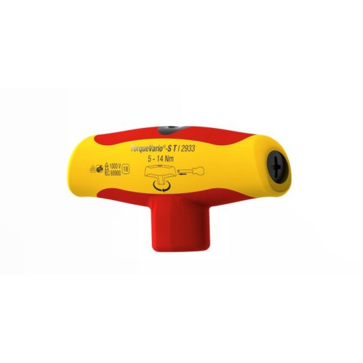 Llave dinamométrica Wiha 43177, 5-14 Nm, mecánica, rojo/amarillo