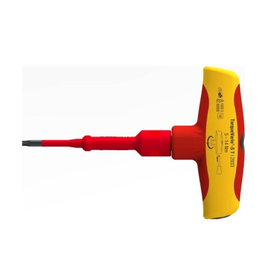 Llave dinamométrica Wiha 43177, 5-14 Nm, mecánica, rojo/amarillo