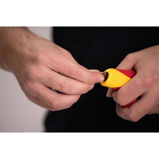 Llave dinamométrica Wiha 43177, 5-14 Nm, mecánica, rojo/amarillo