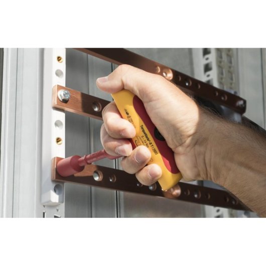 Llave dinamométrica Wiha 43177, 5-14 Nm, mecánica, rojo/amarillo