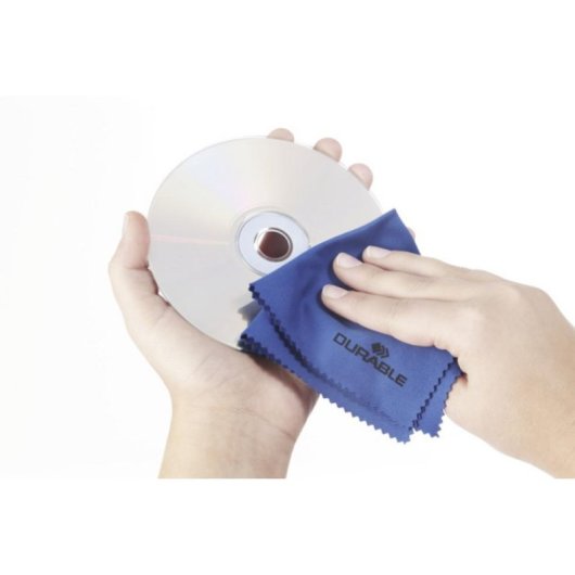 Pano microfibra Durable TechClean azul 200x200 mm superfícies sensíveis