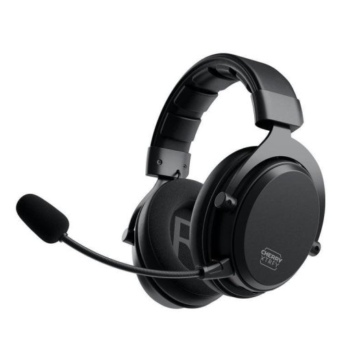 Auriculares Cherry Xtrfy H3 Wireless Bluetooth Gaming com microfone removível preto