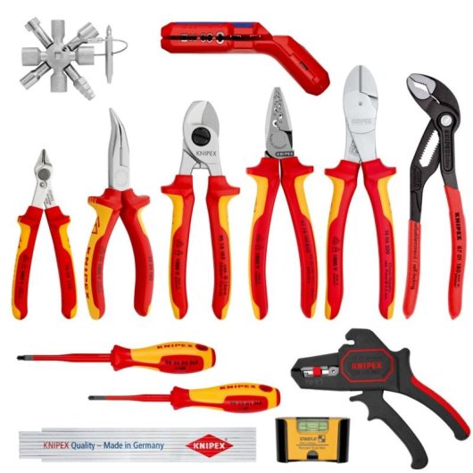Conjunto de ferramentas Knipex 00 20 90 V02 13 peças chave catraca