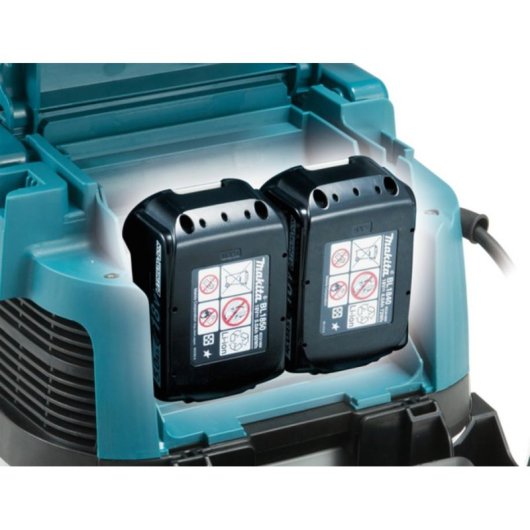 Aspirateur à Cendres Makita DVC150LZ 320W 15L Sec et Humide Bleu Blanc