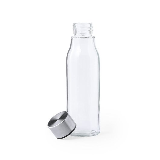 Bidón 550 Ml Borosilicato Con Tapón Acero Inox.