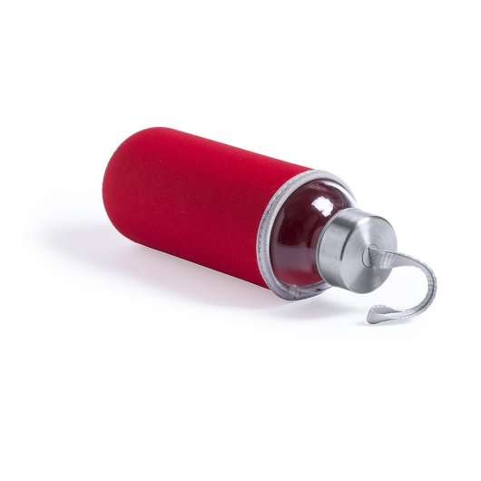 Bidón Cristal 420 Ml. Con Funda Soft Shell