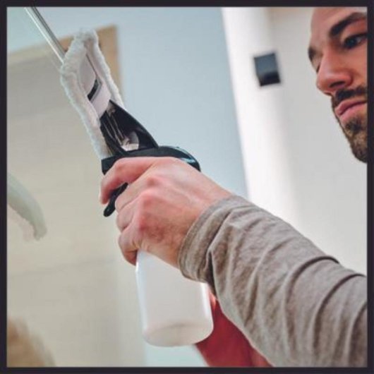 Fensterreiniger Einhell BRILLIANTO 18V 28 cm Schwarz Rot