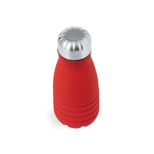 Bidão Plegável 550 ml Silicona Alta Qualidade Tampa Inox Mosquetão