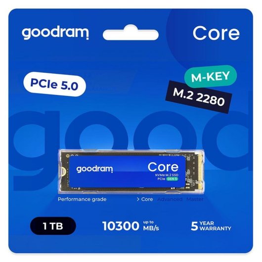 Disco Duro Goodram SSDR-GRC01-1K0-80 1TB M.2 SSD 10200MB/s DRAM Cache