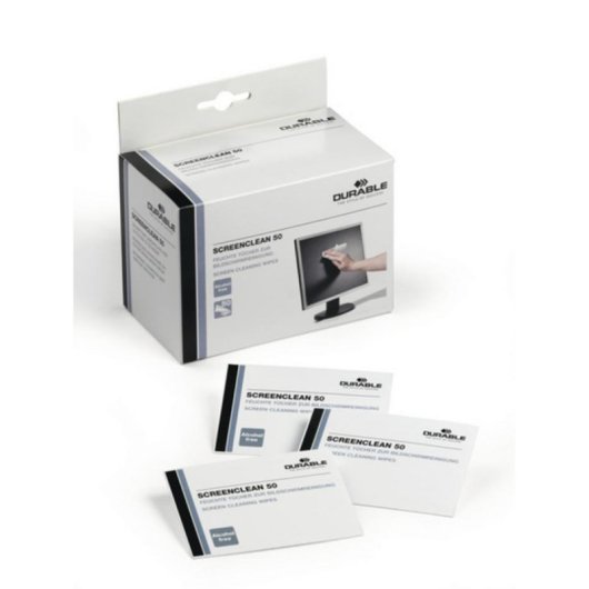 Kit de nettoyage Durable 5787 50 lingettes antistatiques sans alcool