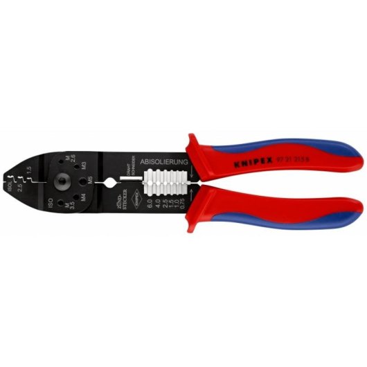 Crimpzange Knipex 97 21 215 B für AWG 13-20 ergonomisch