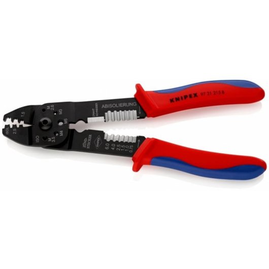 Crimpzange Knipex 97 21 215 B für AWG 13-20 ergonomisch