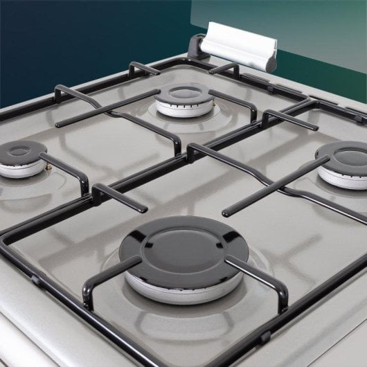 Cocina de gas Svan SKG4501X 50 cm Inox 4 Quemadores Horno 43L