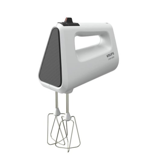 Handmixer Krups GN4001 450W Weiss 5 Stufen Turbo Ergonomisch