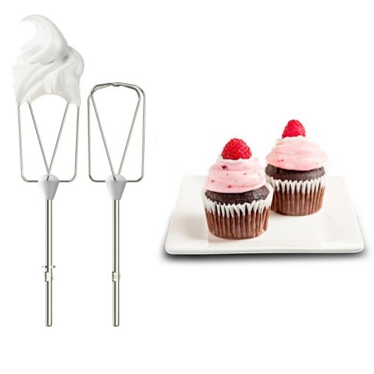 Handmixer Krups GN4001 450W Weiss 5 Stufen Turbo Ergonomisch