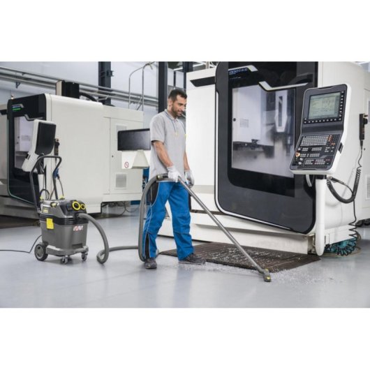 Bidone Aspiratutto senza Sacco Kärcher NT 40/1 Tact Te 1380W 40L Nero Grigio Giallo