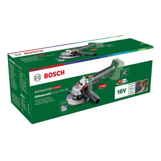 Winkelschleifer Bosch Advanced Grind 18V-80 12000 RPM 12,5 cm Brushless