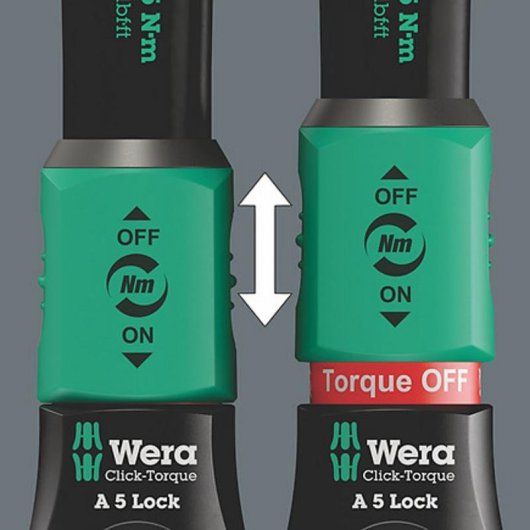 Chave dinamométrica Wera 2.5-25 Nm 330 mm preta verde