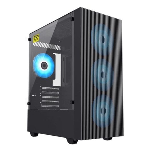 Boitier GameMax Edge Mini Tower Noir ITX micro ATX Verre Trempé ARGB