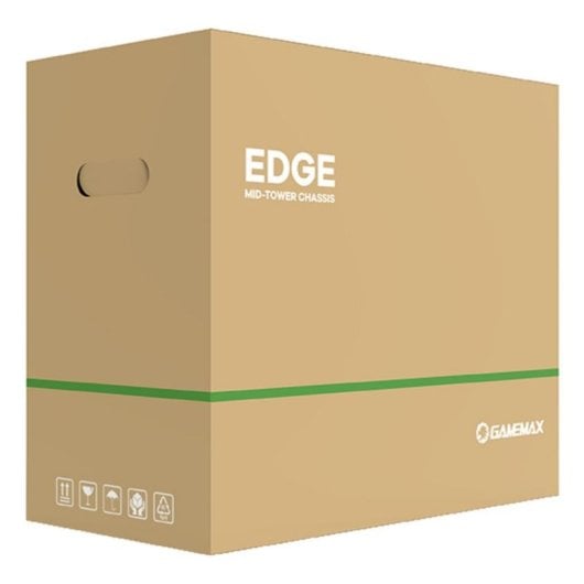 Boitier GameMax Edge Mini Tower Noir ITX micro ATX Verre Trempé ARGB