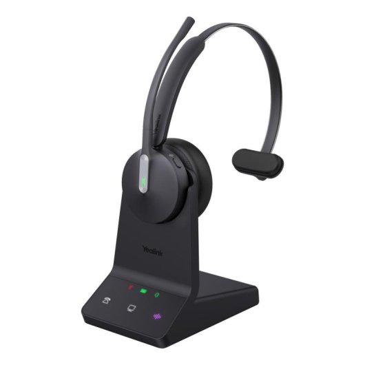 Auriculares Yealink WH64 Mono UC inalámbricos Bluetooth para oficina con micrófono negro