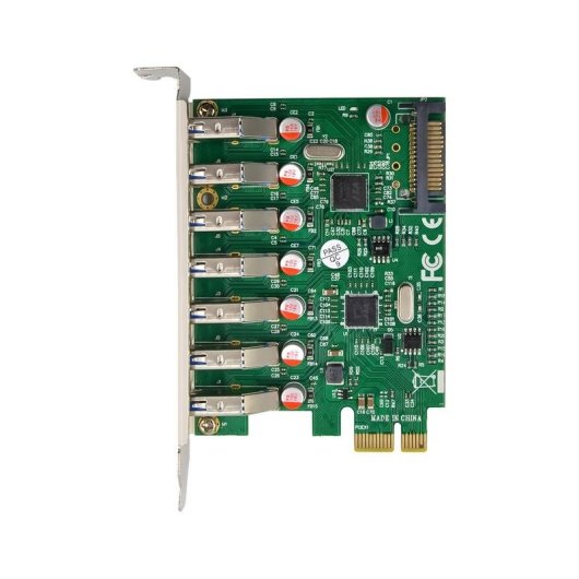 Tarjeta de interfaz InLine 76661L PCIe USB 3.2 Gen 1 7 puertos