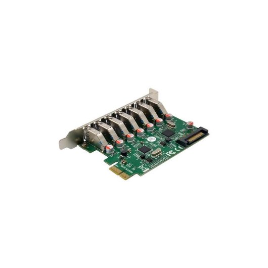 Tarjeta de interfaz InLine 76661L PCIe USB 3.2 Gen 1 7 puertos