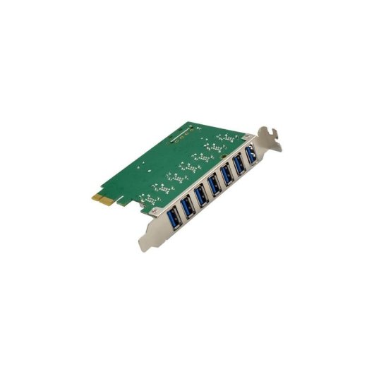 Tarjeta de interfaz InLine 76661L PCIe USB 3.2 Gen 1 7 puertos